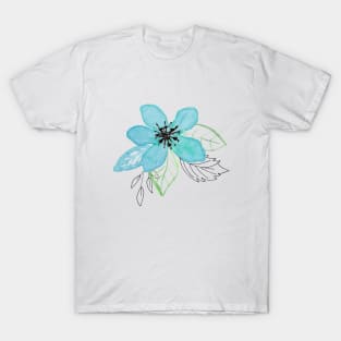 Watercolor Aqua Marine T-Shirt